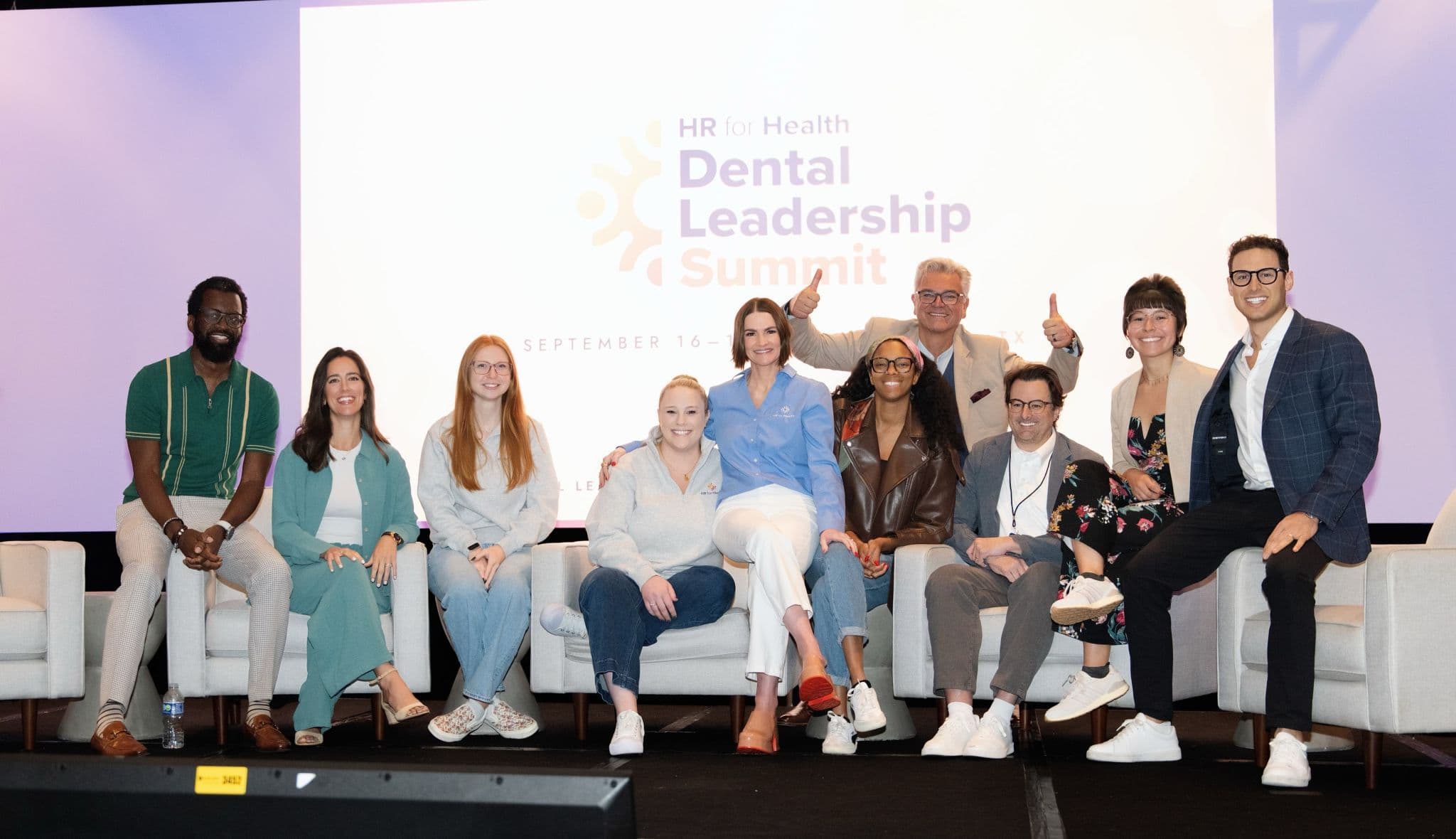 Mango Voice and HR for Health teams together at the HR for Health Dental Leadership Summit