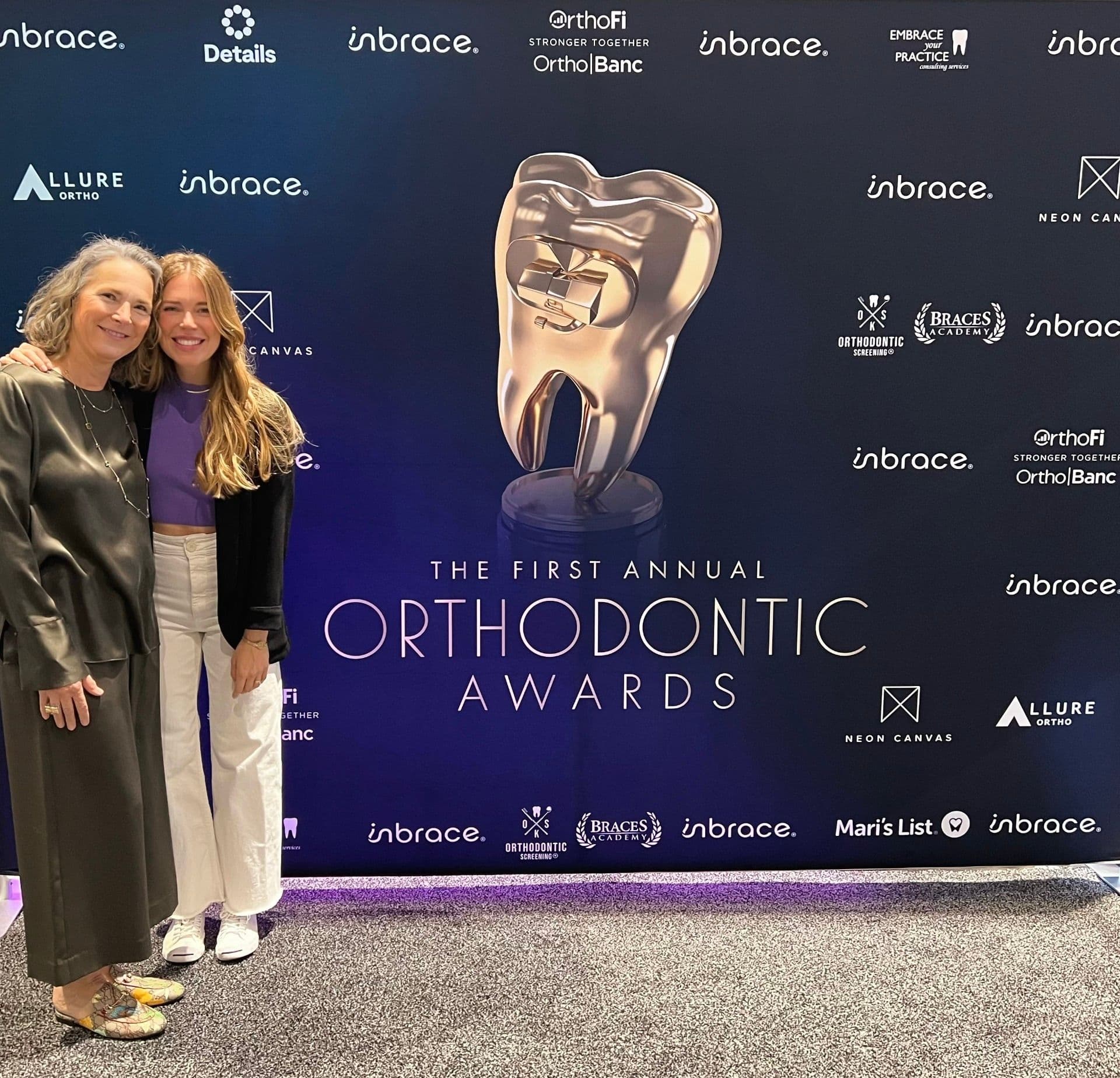 Mango Voice and Mari's List at the first annual Orthodontic Awards
