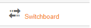 Switchboard item in the left navigation menu