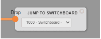 Switchboard JUMP TO SWITCHBOARD module with a dropdown set to 1000 - Switchboard.